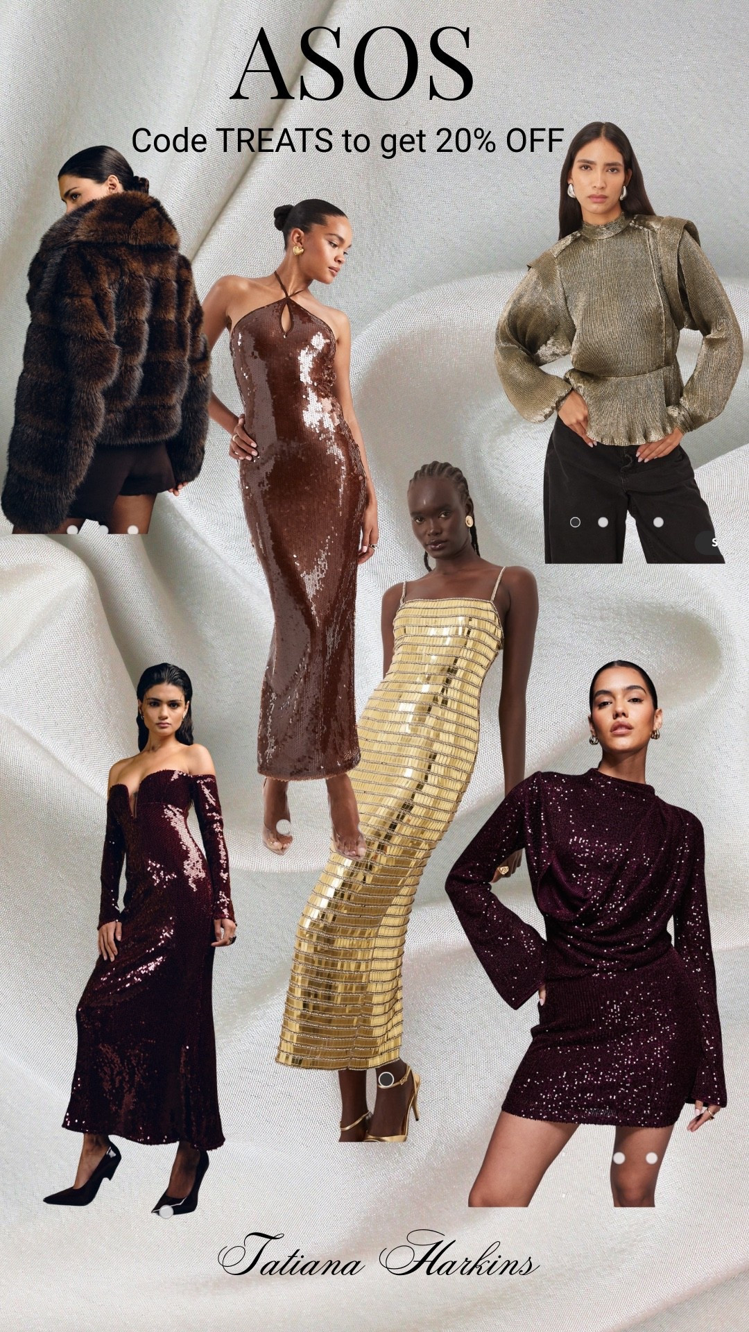 ASOS Code TREATS to get 20% OFF 
Did you say Holiday?? 
Let’s sparkle ✨ 

#LTKHoliday #LTKSeasonal #LTKU