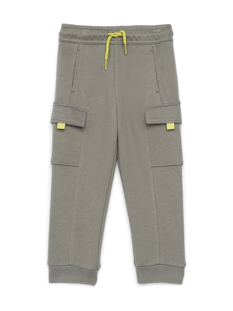 Wonder Nation Toddler Boys French Terry Cargo Joggers, Sizes 12M-5T | Walmart (US)