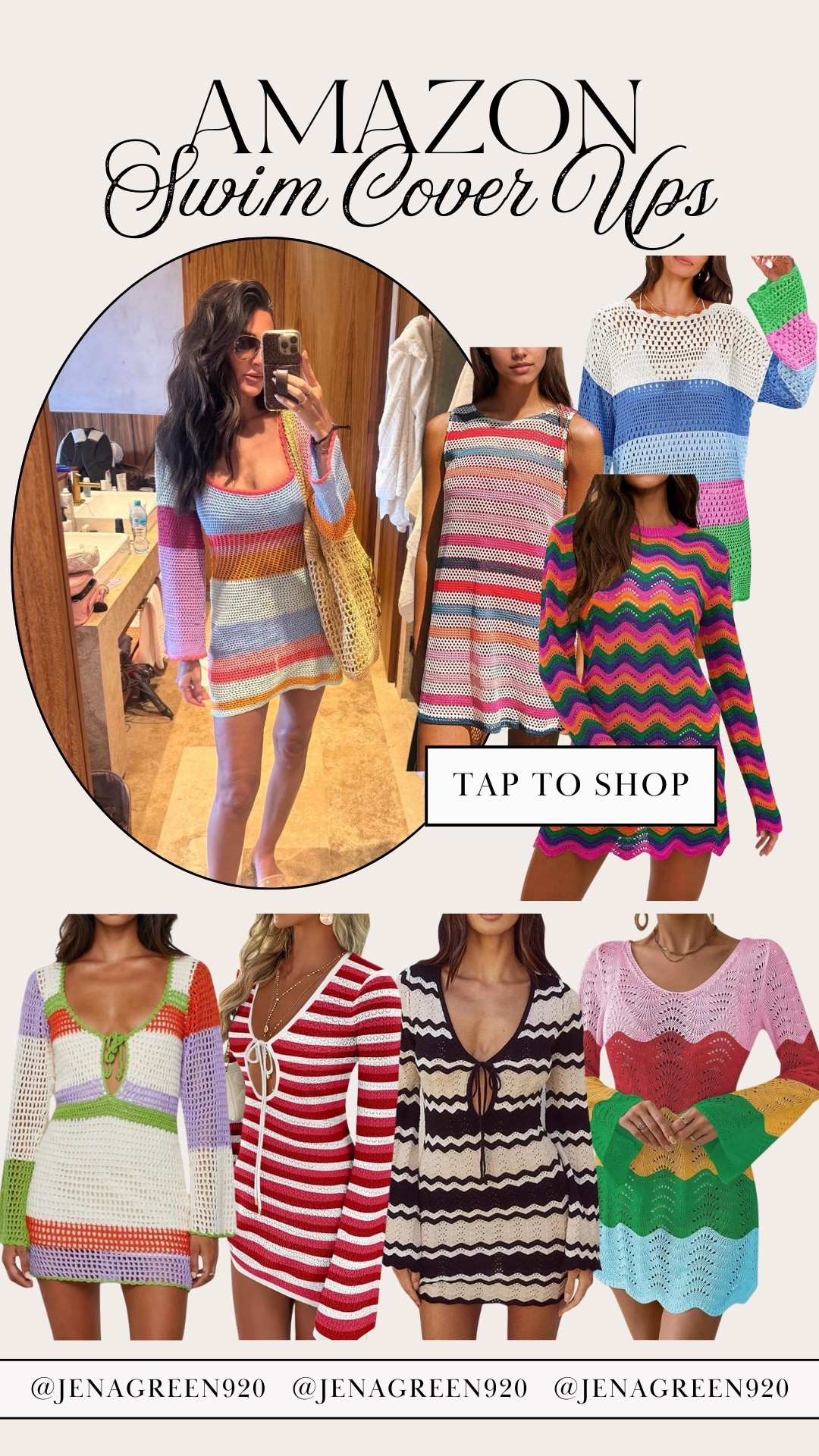 Amazon Swim Cover Up Dresses | Beach Vacation | Striped Crochet Dress | Resort Wear

#LTKFindsUnder100 #LTKTravel #LTKFindsUnder50