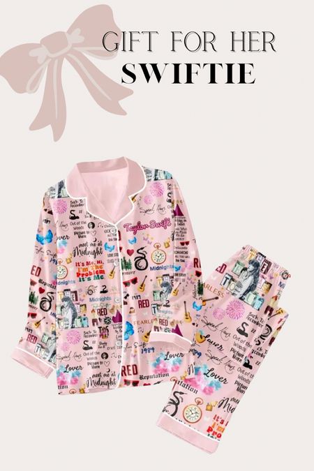 Taylor swift pajama set for her. Perfect gift for toddler, girls, teens or adults! 

#LTKCyberWeek #LTKGiftGuide #LTKHoliday