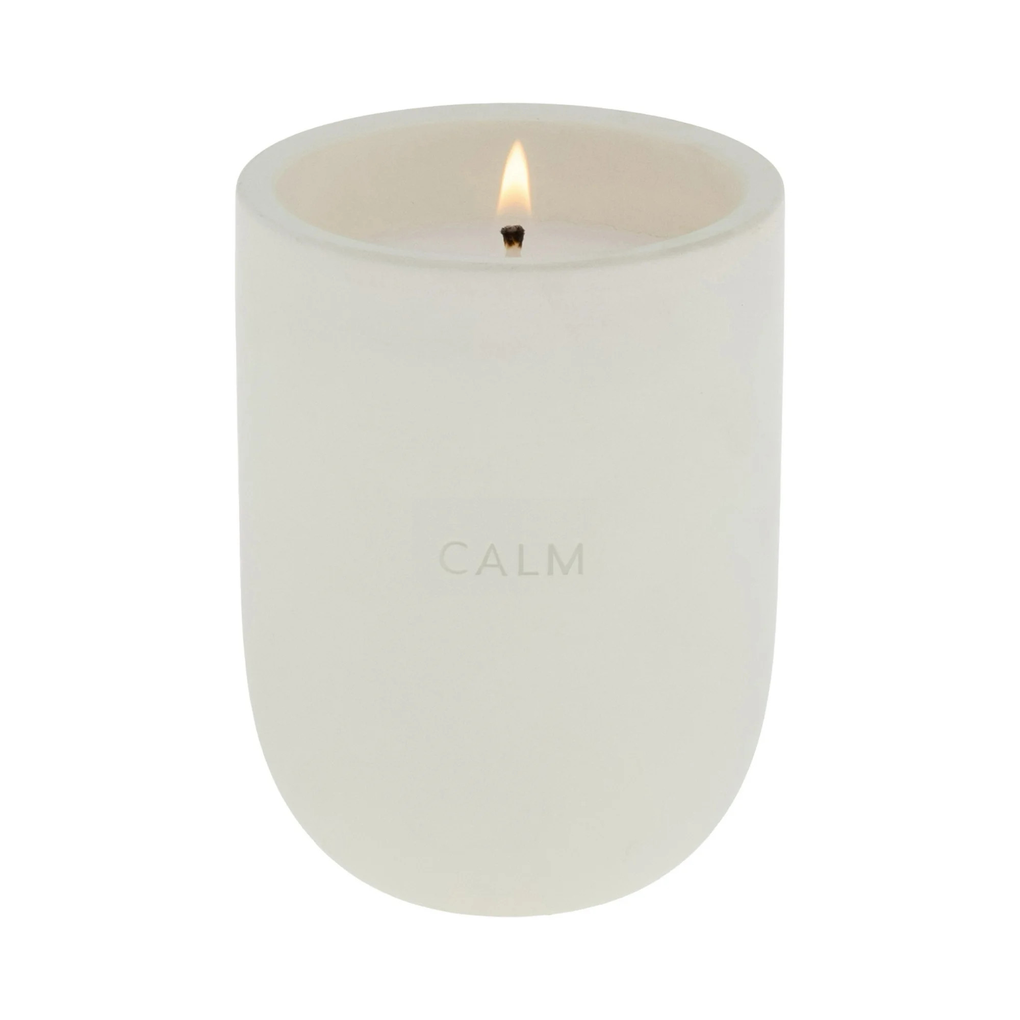 Allswell Calm Scented Ceramic Jar Spa Candle 10 oz., Coconut & Citrus & Amber, White | Walmart (US)