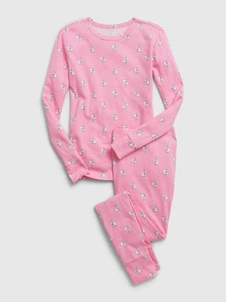 Kids 100% Organic Cotton Bunny PJ Set | Gap (US)