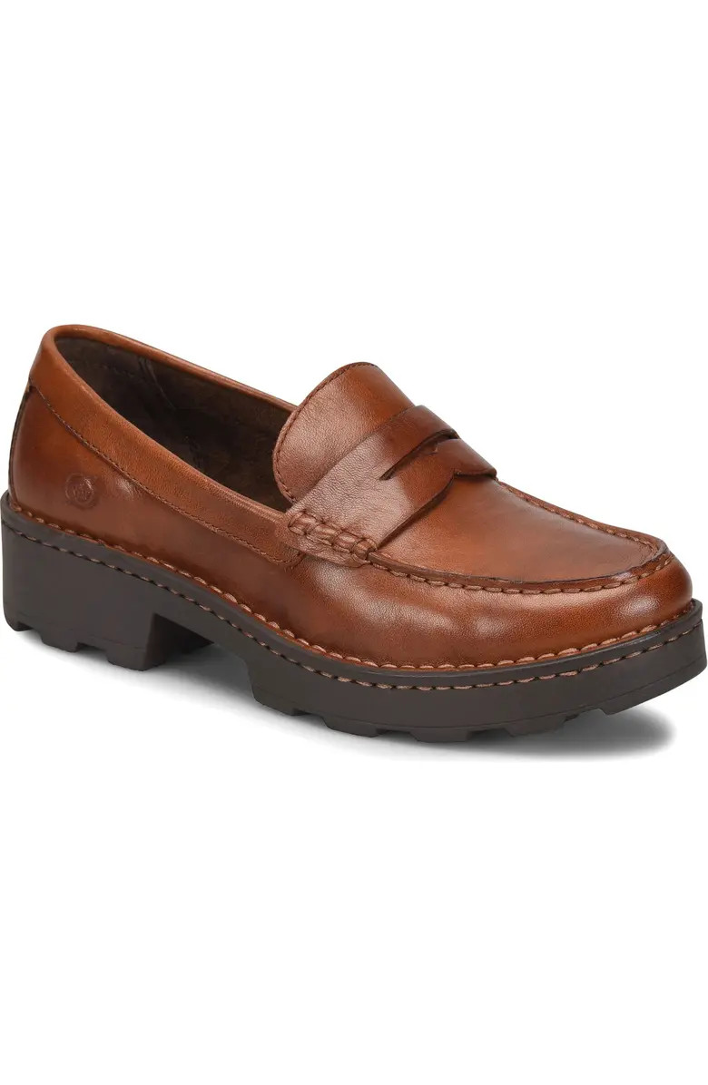 Børn Carrera Platform Penny Loafer (Women) | Nordstrom | Nordstrom