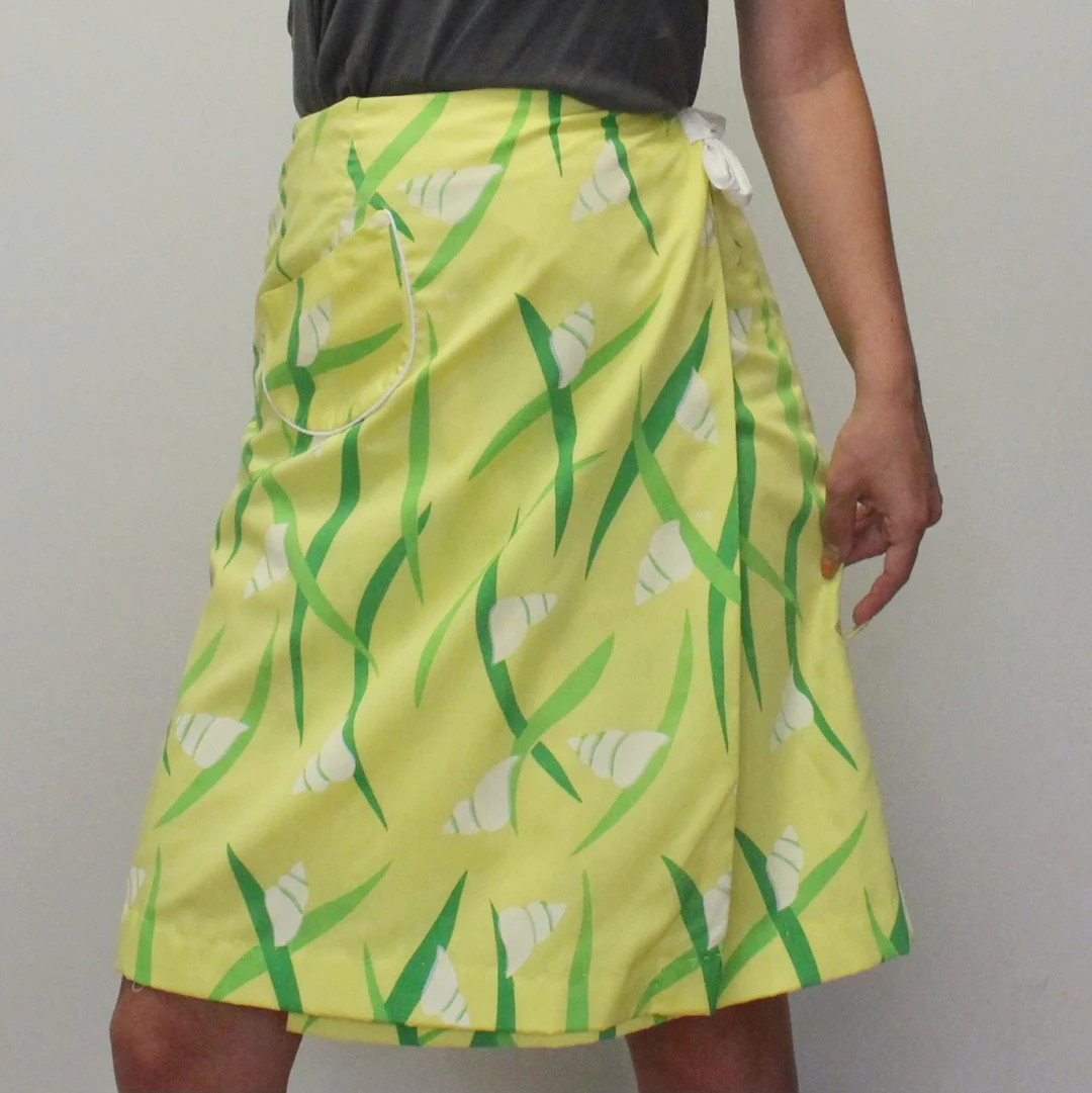 Vintage 70s Floral Wrap Skirt Unlabeled Vested Gentress Vested - Etsy | Etsy (US)