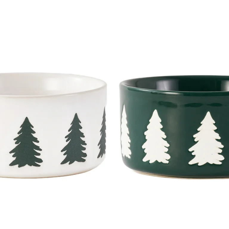 Holiday Time Tree Ramekins Set of 2 | Walmart (US)