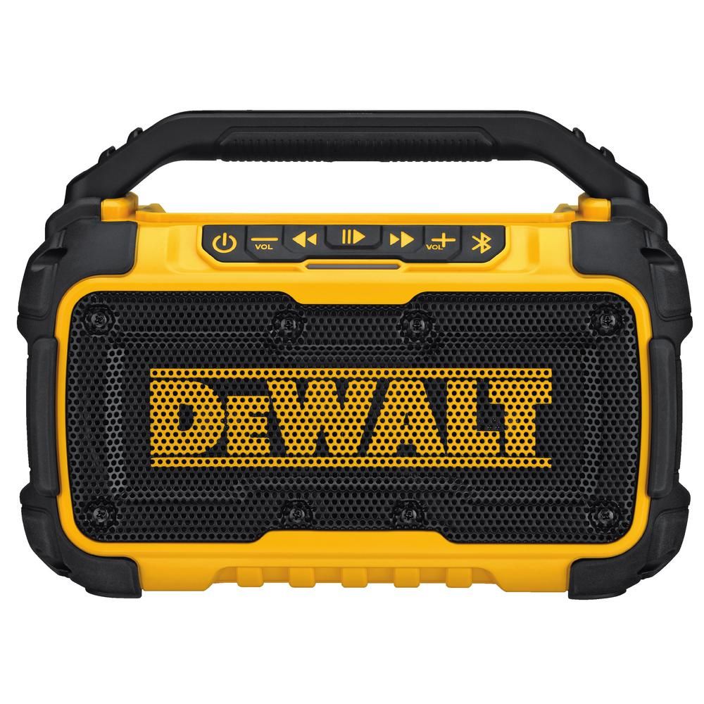 DEWALT 20-Volt MAX Bluetooth Speaker | The Home Depot