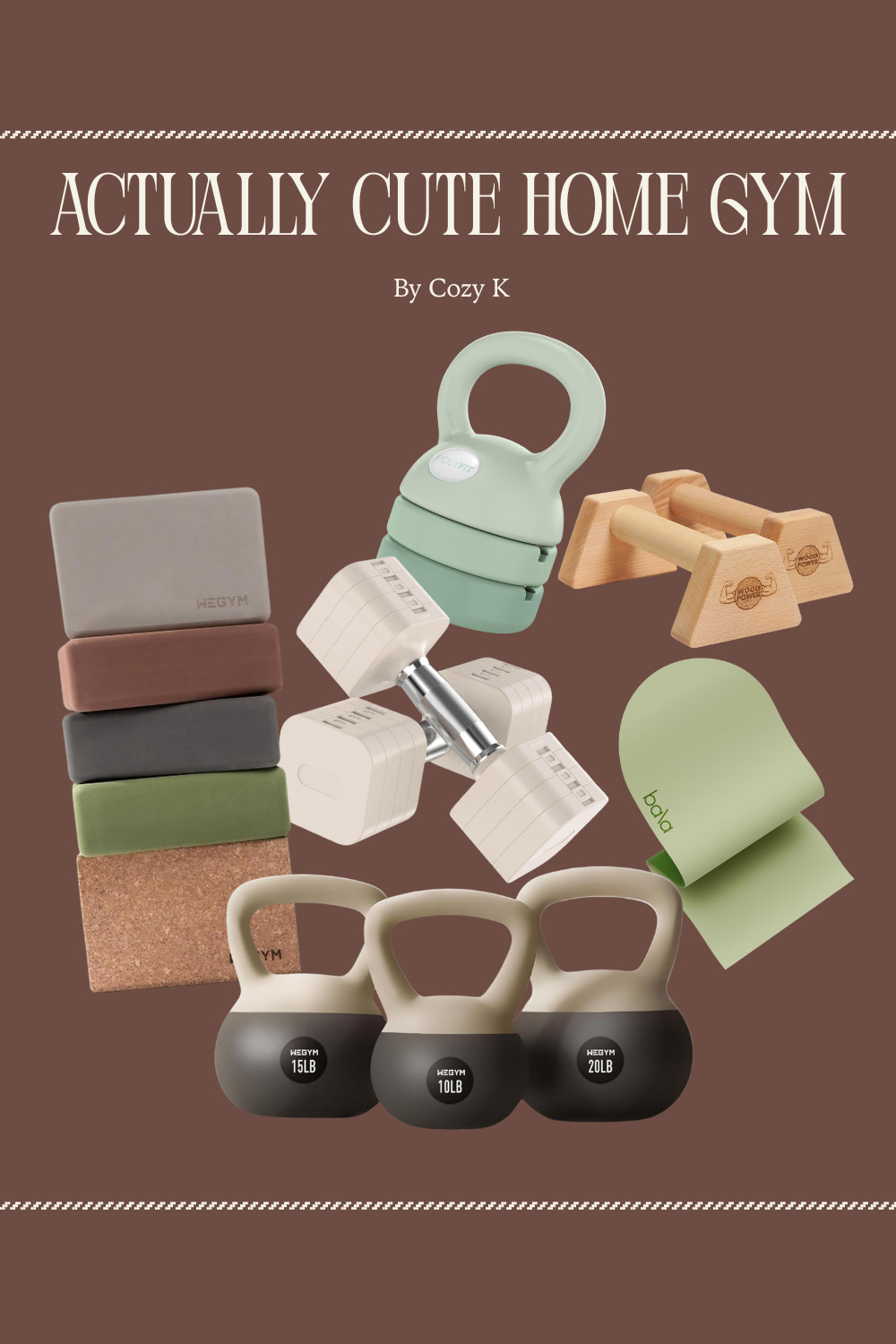 cozy home gym ideas that are actually cute 🧘‍♀️🤎🕯️ 

 #LTKGiftGuide #LTKfitnessgoals #LTKHome