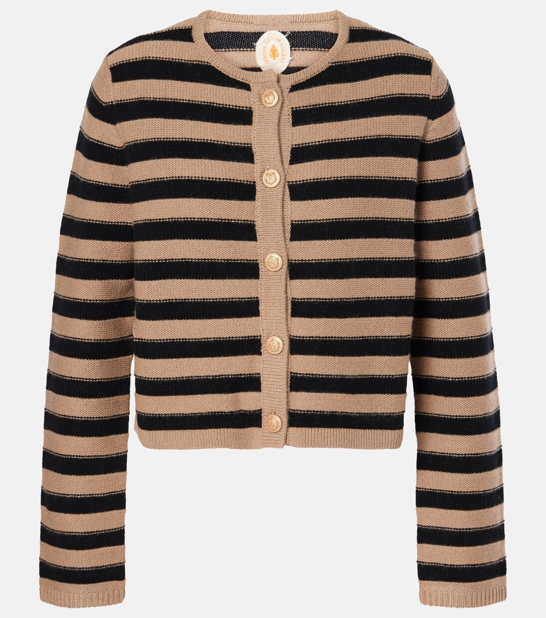 Striped wool and cashmere cardigan | Mytheresa (UK)