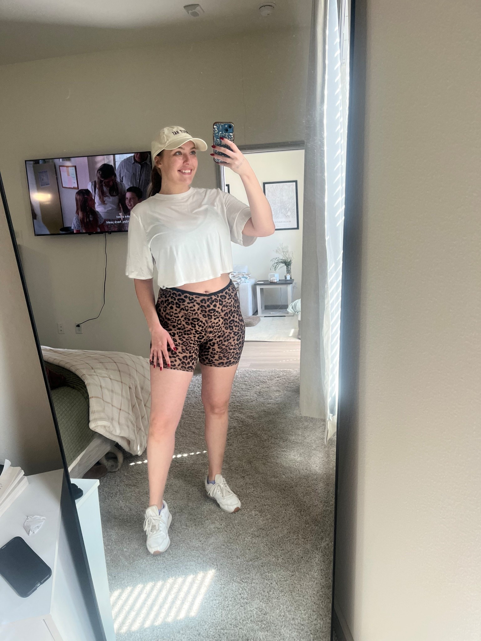 Casual spring outfit

Gym outfit  workout clothes  workout set  leopard print  sneakers  target fashion  biker shorts  sports bra 

#LTKActive #LTKStyleTip #LTKMidsize