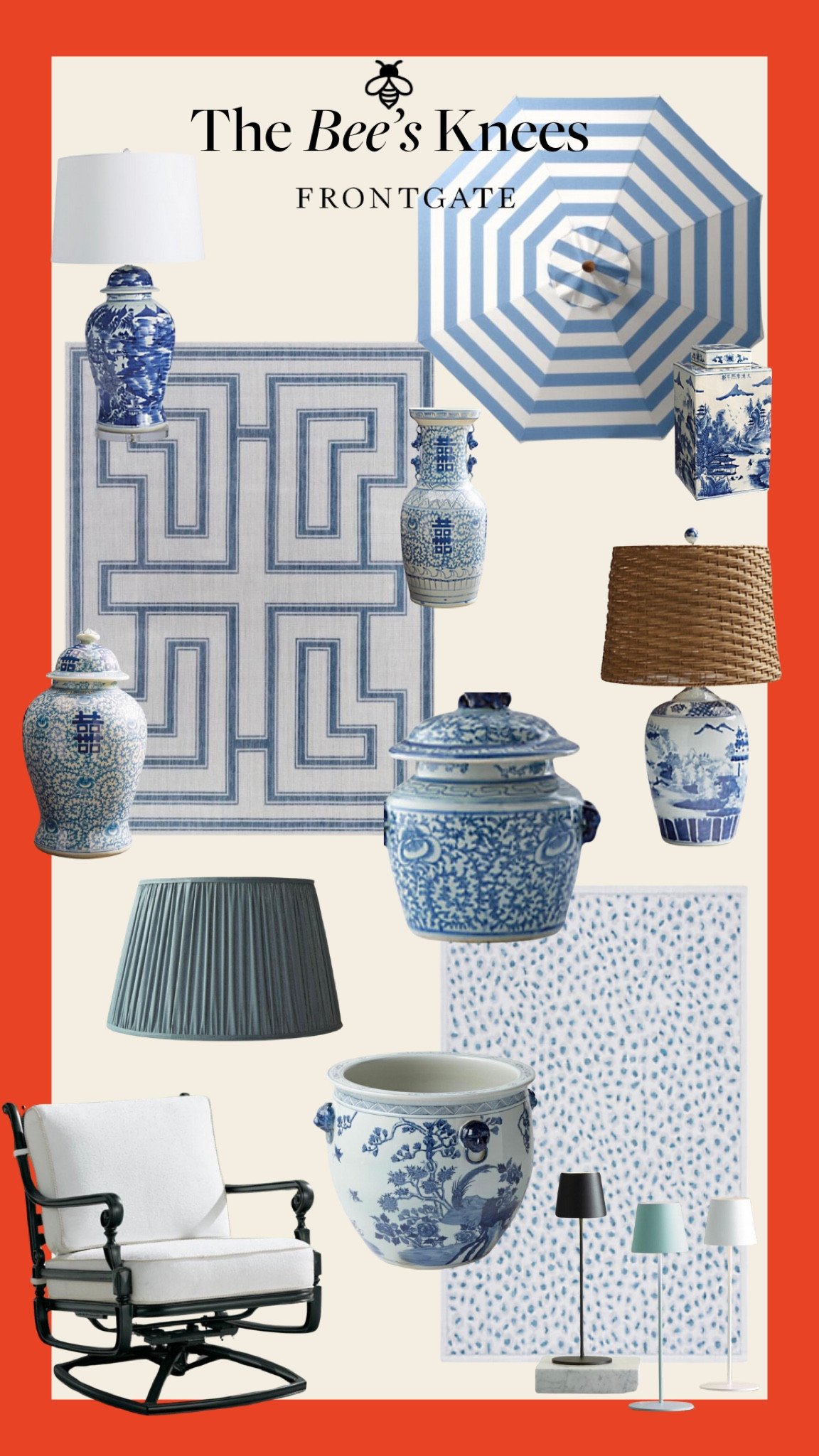 The Bee’s Knees, Frontgate edit  