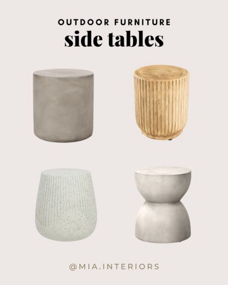 Super cute side tables for those summer bevs! 🍺🍷🍸☕️🍵🧉