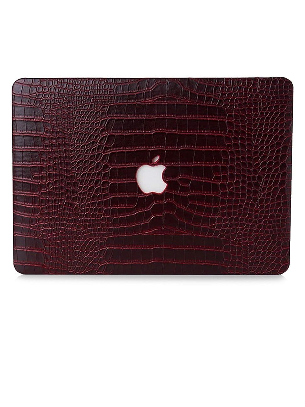 Faux Crocodile MacBook Case - Tobacco | Saks Fifth Avenue