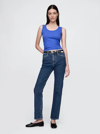 High Rise '90s Slim Straight Jeans | Gap (US)