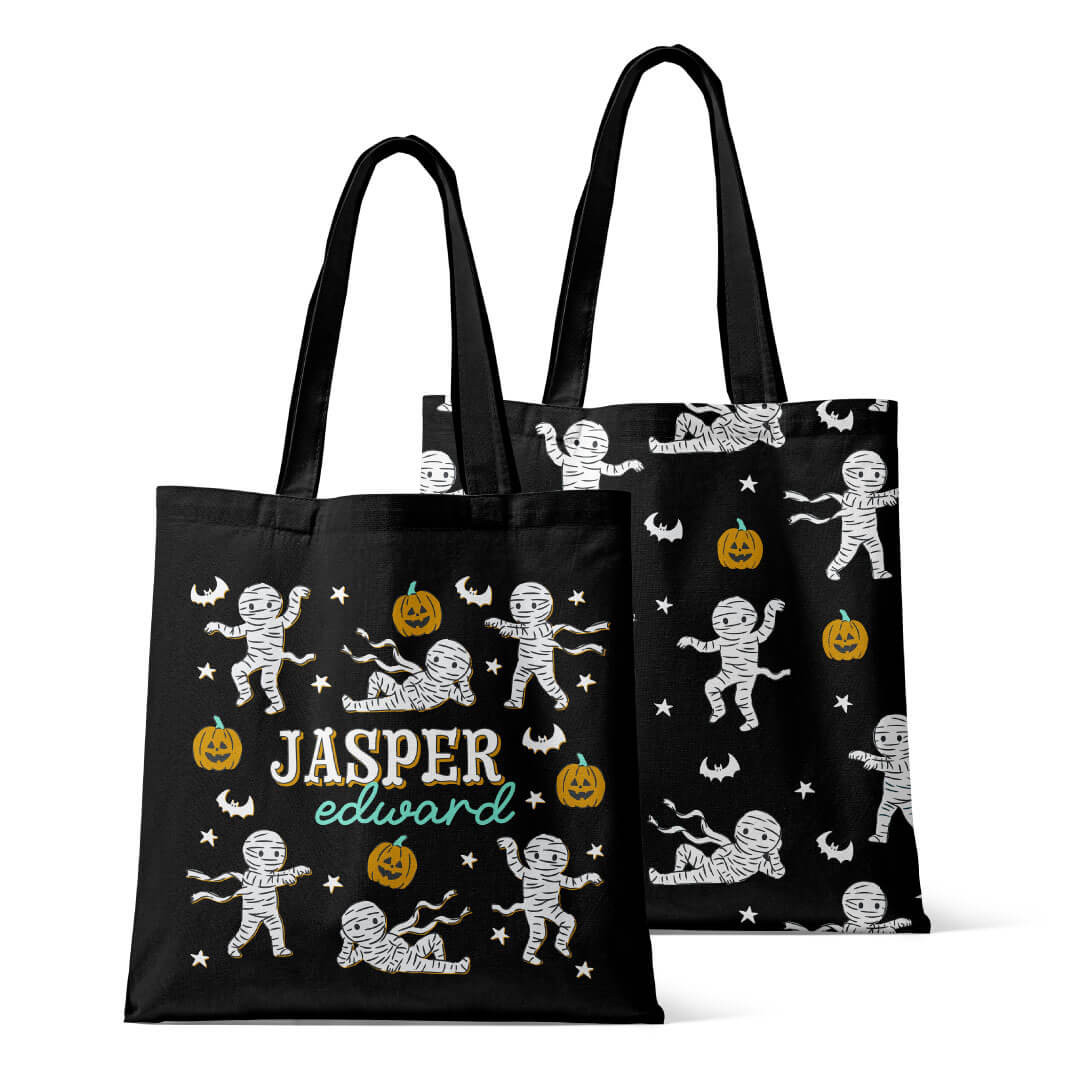 Personalized Trick Or Treat Bags | Midnight Mummies | Caden Lane
