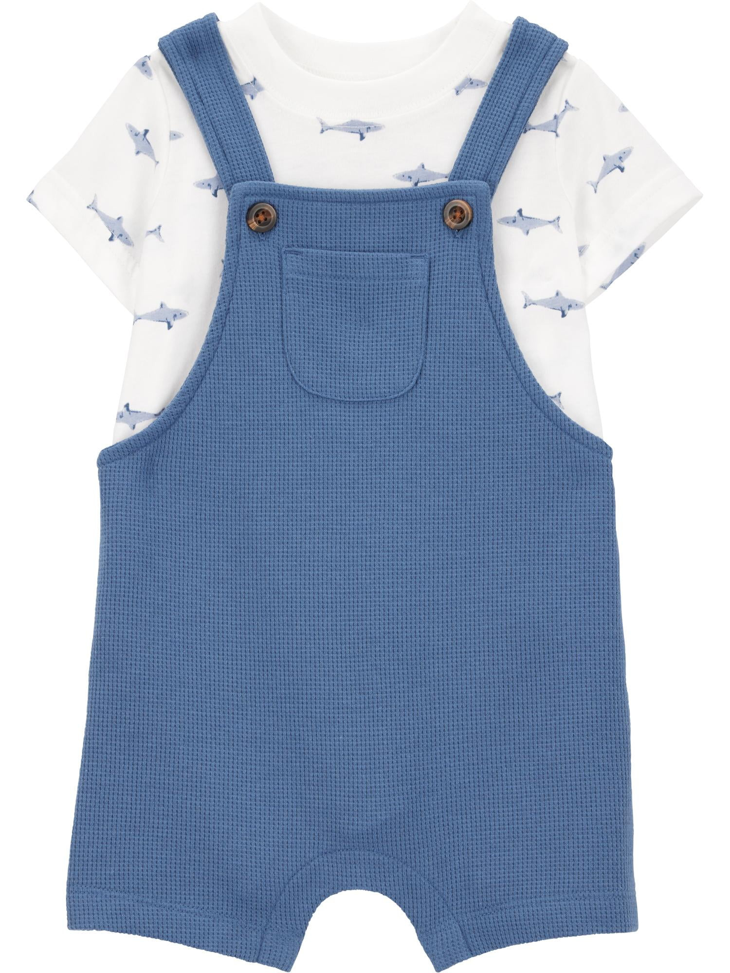 Carter's Child of Mine Baby Boy Overalls, 2-Piece, Sizes 0/3-24 Months | Walmart (US)