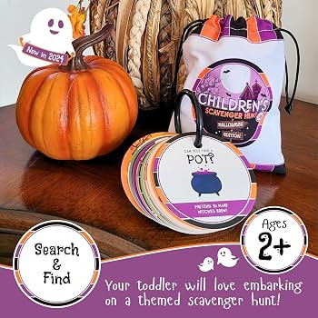 Children's Scavenger Hunt: Halloween Edition | Toddler Activities | Halloween Games for 2, 3 Year... | Amazon (US)