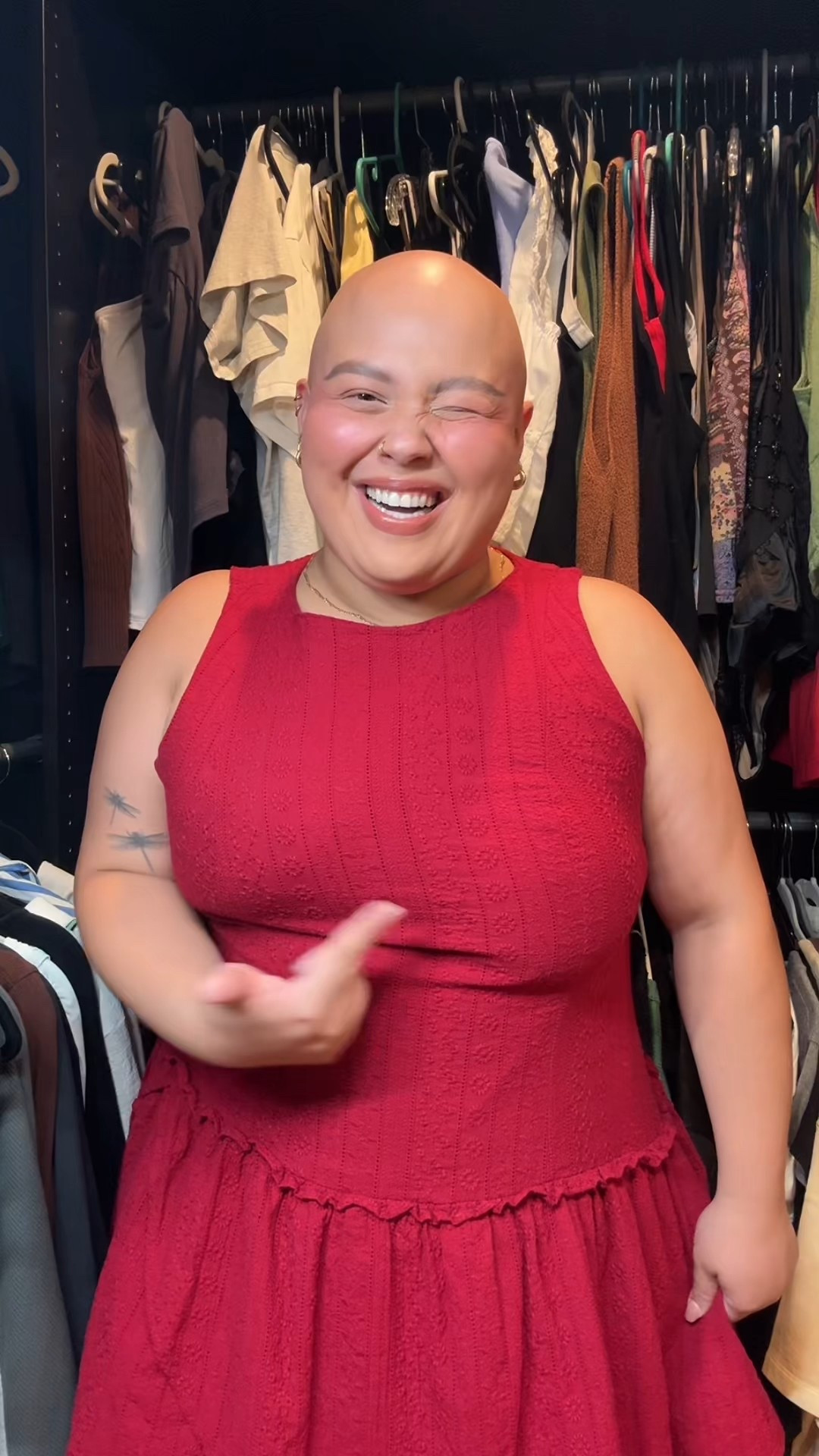 wearing the STICKY triangles in DDD+ shade Honey 🍰🍒 and a size 16 in the dress! 💌

plus size Cakes review, bra alternative, saggy girls, nip covers

#LTKPlusSize #LTKStyleTip #LTKFindsUnder50