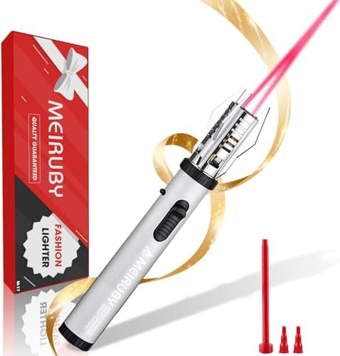 MEIRUBY Torch Lighter for Her/Him, Women/Mens Birthdays Gifts, Lightsaber Torch Flame Butane Ligh... | Amazon (US)