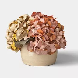 6"Medium Fall Hydrangea Arrangement - Threshold\u2122: Fall | Target