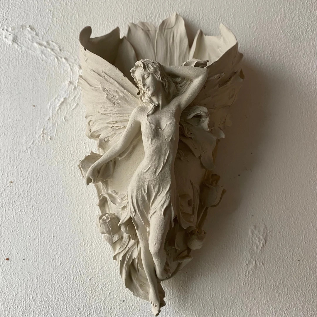 Wall Planter Pot , French Country Decor , Cottagecore Decor , Wall Vase , Hanging Planter , Femal... | Etsy (US)