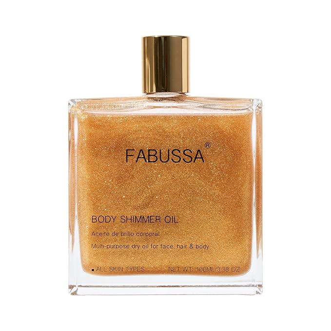 Body Shimmer Oil | Hydrating & Illuminating Highlighter for Face, Body & Hair 3.38 Fl Oz | Amazon (US)