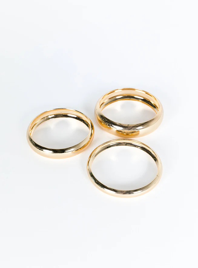 Farley Bangle Pack Gold | Princess Polly US