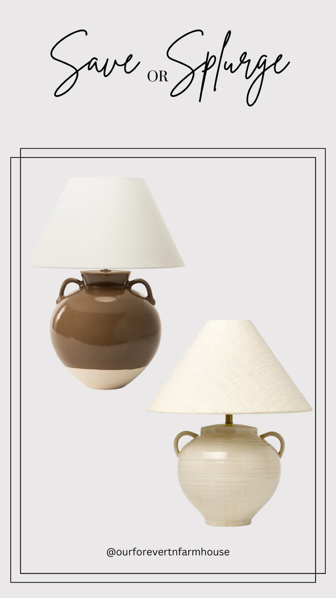 Save versus splurged on this lamp. Which do you like better?

#LTKHome