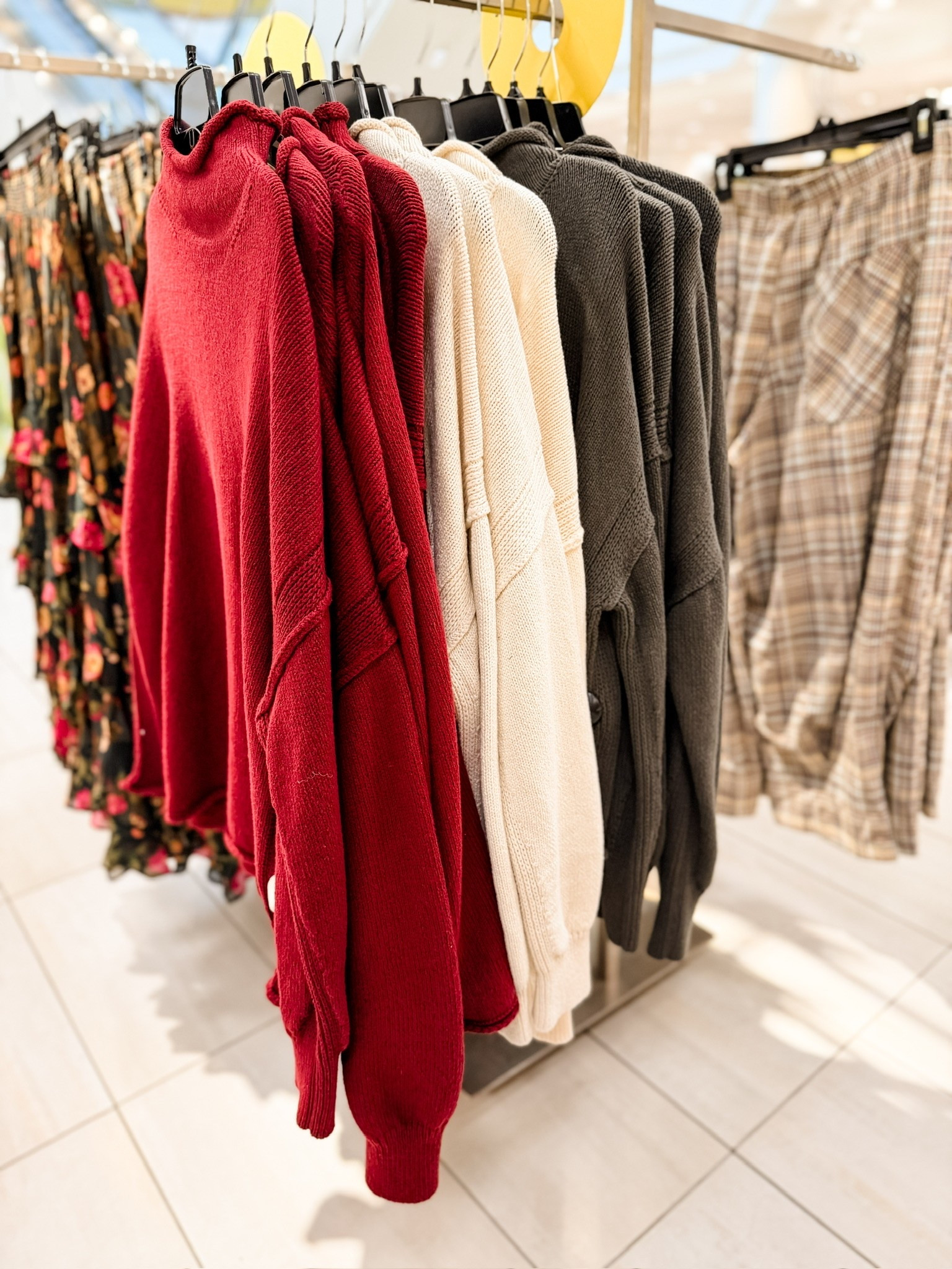 Love this roll neck sweater! The shape and color is so pretty in this red- it comes in multiple colors though! On sale now!

Loverly grey, nsale, Nordstrom anniversary sale, burgundy sweater, free people, fall chunky sweater women

#LTKSeasonal #LTKSaleAlert