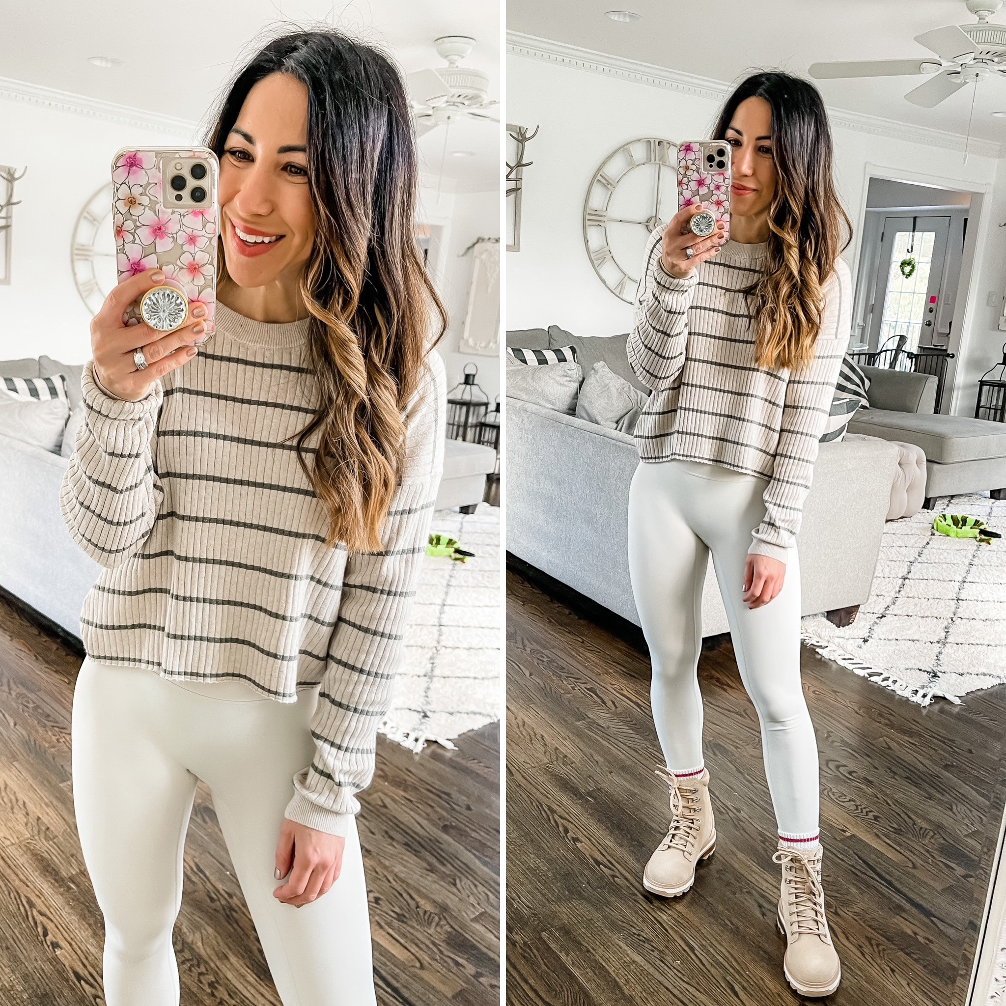 Madewell, Nordstrom, stripes, cropped sweater, ivory leggings 

4 leggings 
Small top 

#LTKunder50 #LTKsalealert
