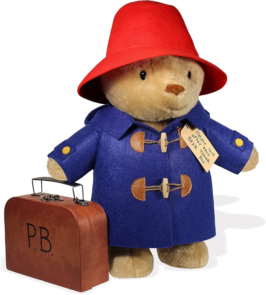 YOTTOY Paddington Bear Collection | Classic Paddington Bear Stuffed Animal Plush Toy w/ Suitcase ... | Amazon (US)