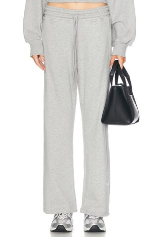 adidas by Stella McCartney Straight Leg Sweatpant in Medium Grey Heather - Grey. Size XS (also in ). | FWRD 