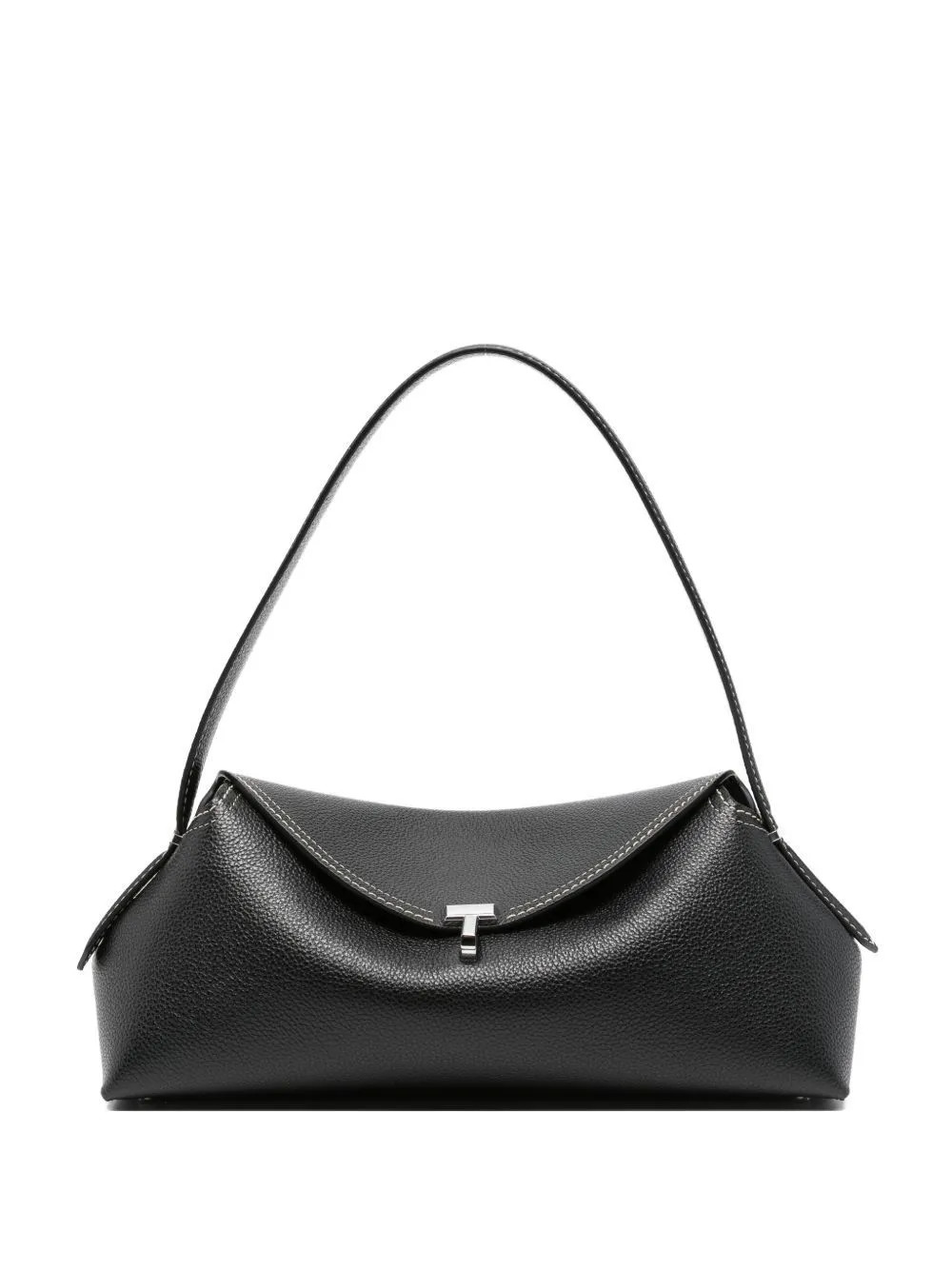 Totême T-Lock Embroidered Top Handle Bag | Cettire Global