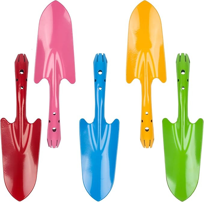 Mini Colorful Metal Hand Shovel, Trowel Set Garden Tools for Flower Soil Planting Digging Transpl... | Amazon (US)