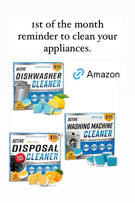Appliance cleaning tabs!
Home essentials 
Amazon finds 

#LTKSaleAlert #LTKHome #LTKFamily