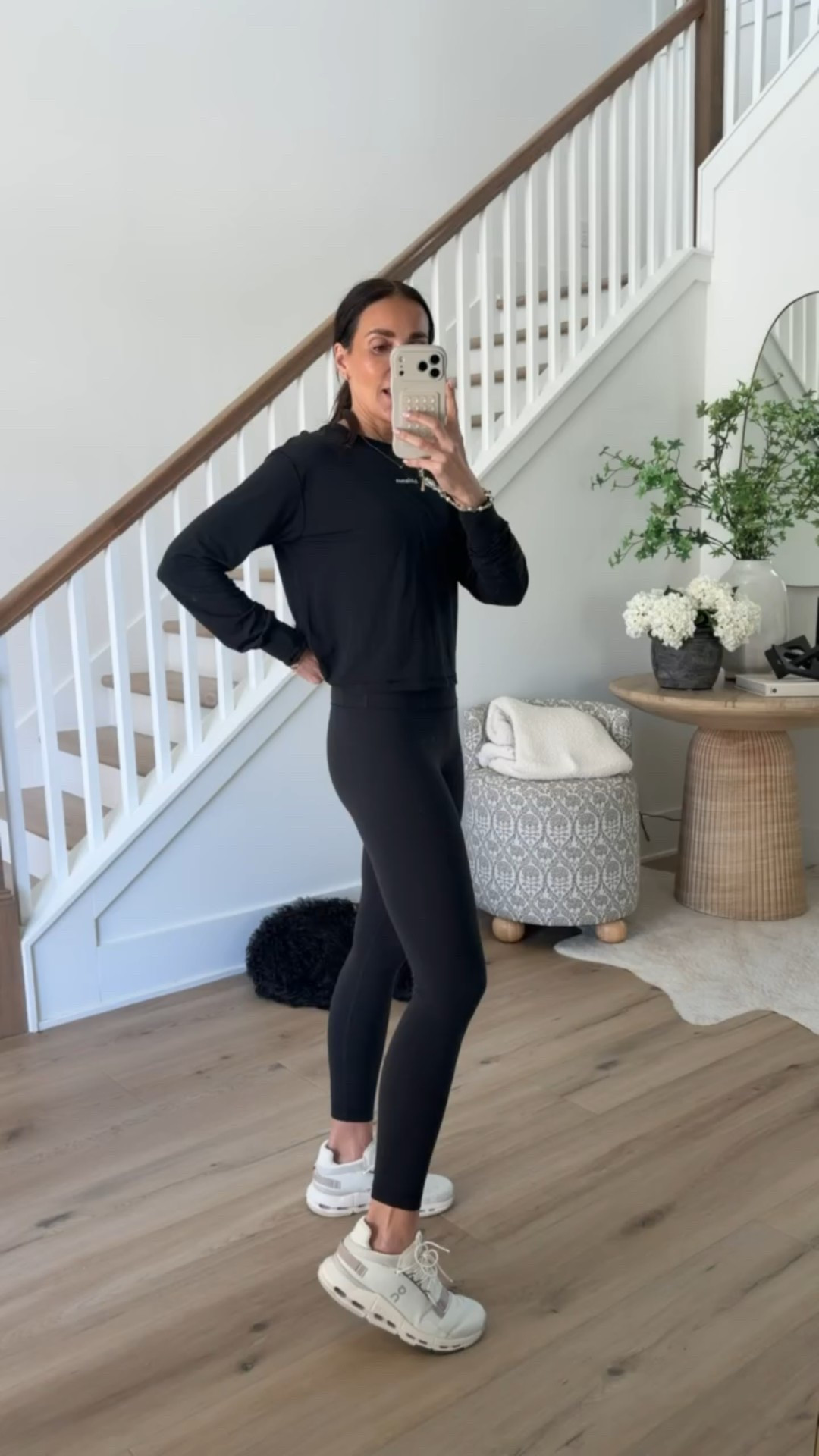 size 4 in everything 
Lululemon outfit, workout outfit, gym outfit, activewear top, leggings, annabrstyle.

#LTKOver40 #LTKActive