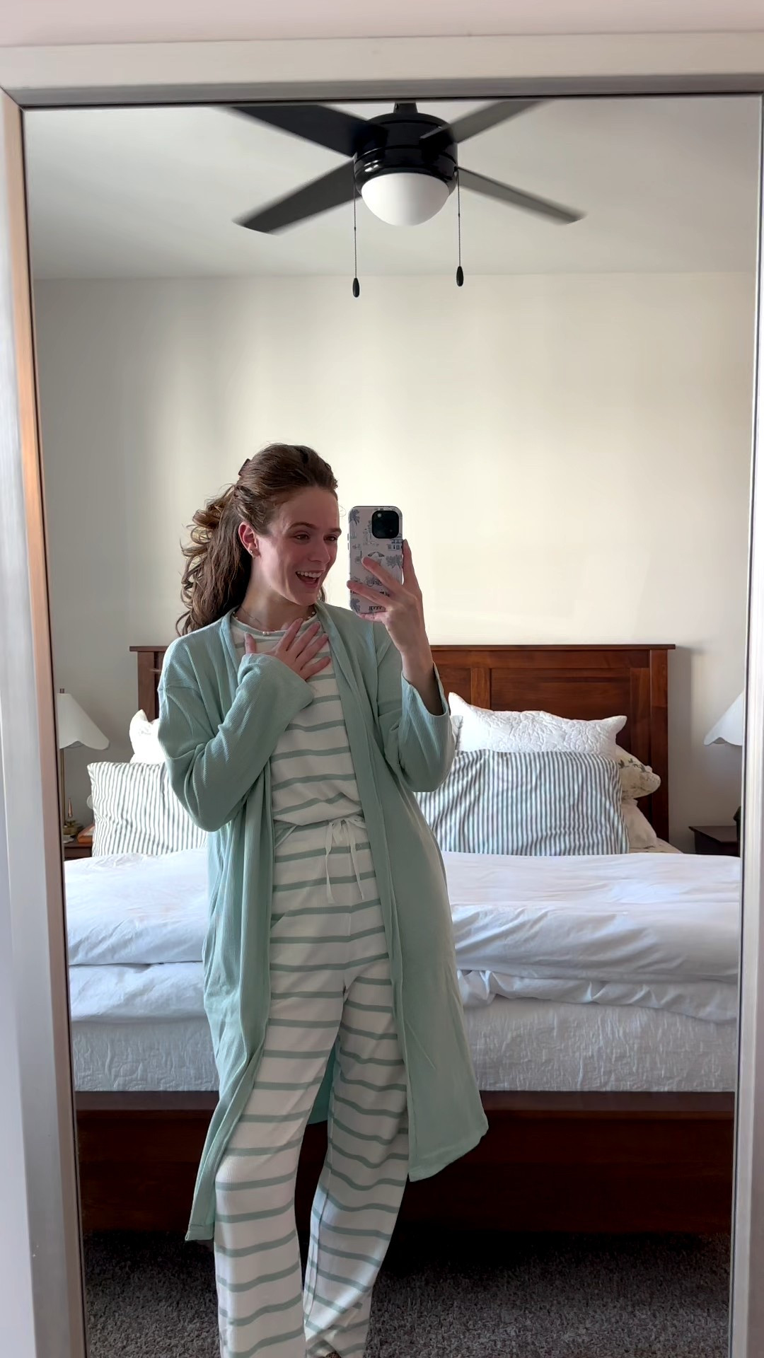 The COZIEST winter PJs from TJMaxx!!! These remind me so much of the Lake pajamas, and they’re the best waffle knit texture I’m obsessed!! 

#LTKselfcare #LTKootd
