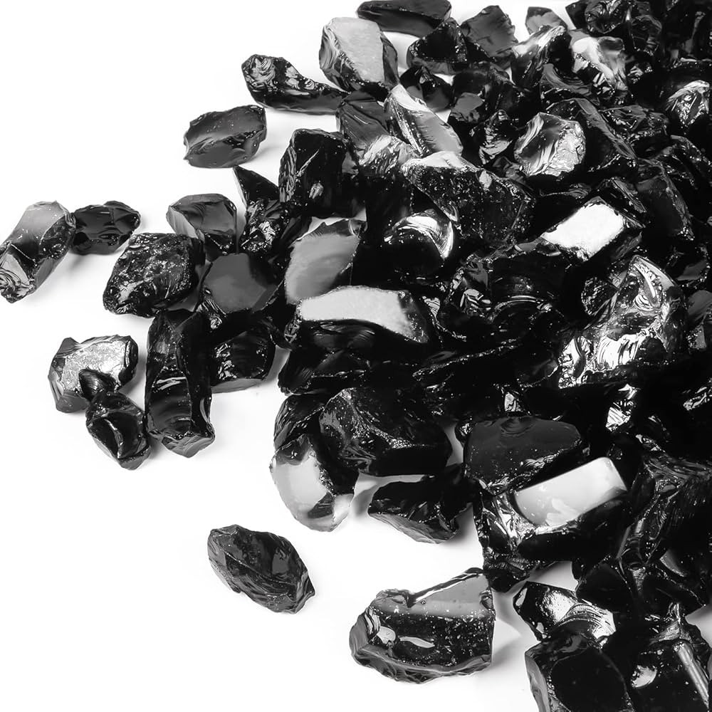 GASPRO 20 lbs Fire Glass for Propane Fire Pit, 1/2-Inch Decorative Firepit Glass Rock for Gas Fir... | Amazon (US)