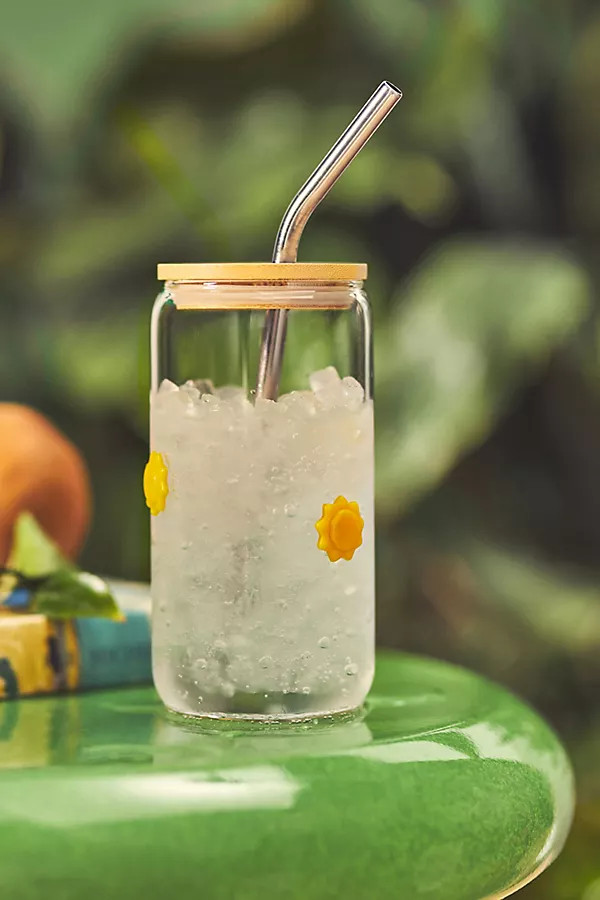 The Icon Juice Glass Tumbler with Lid | Anthropologie (US)