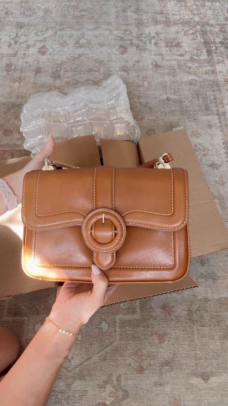 When you find a bag that completely represents your personal style. 🤩🙌🏻 From the rich tan leather to the elevated design…such a staple, quality bag, Brahmin, workwear, crossbody, brown leather purse 

#LTKStyleTip #LTKWorkwear #LTKVideo