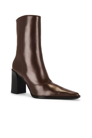 Schutz Raffaela Bootie in Root Brown from Revolve.com | Revolve Clothing (Global)
