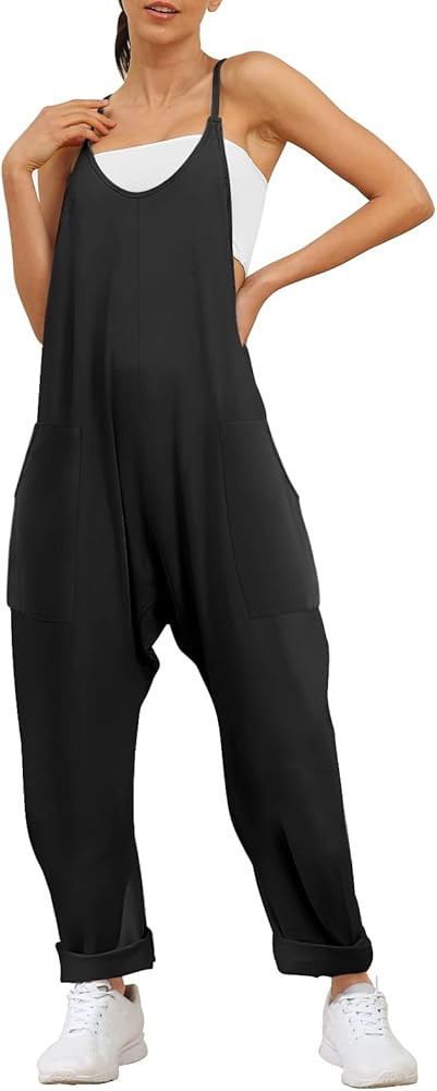 AUTOMET Jumpsuits for Women Casual Summer Outfits Rompers Comfy Beach Vacation Trendy Overalls Ju... | Amazon (US)