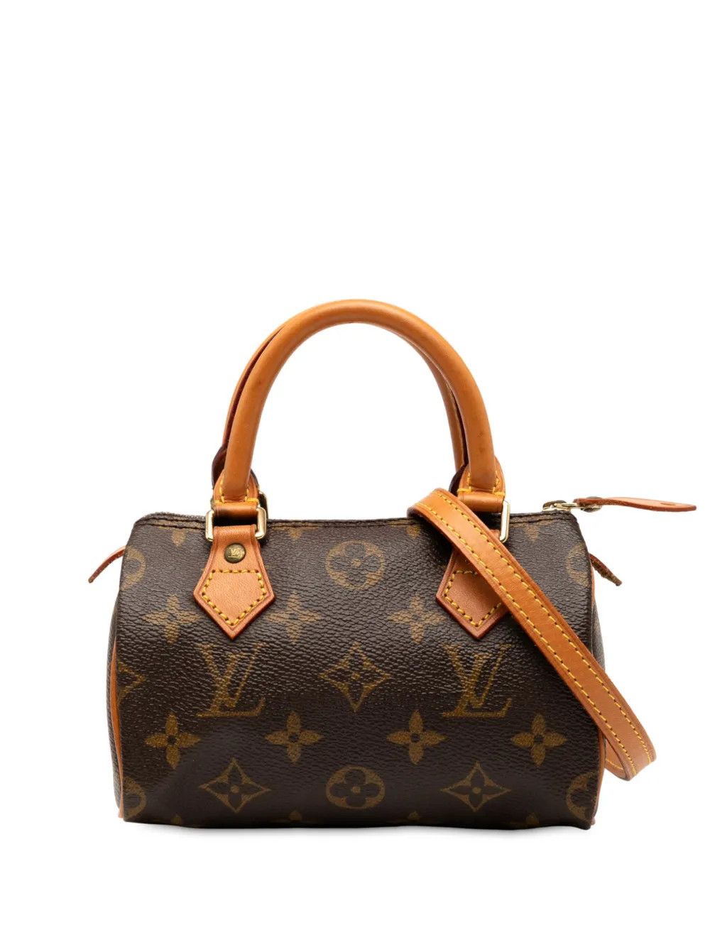 Louis Vuitton Pre-Owned 1997 Monogram Mini Speedy HL satchel - Brown | Farfetch Global