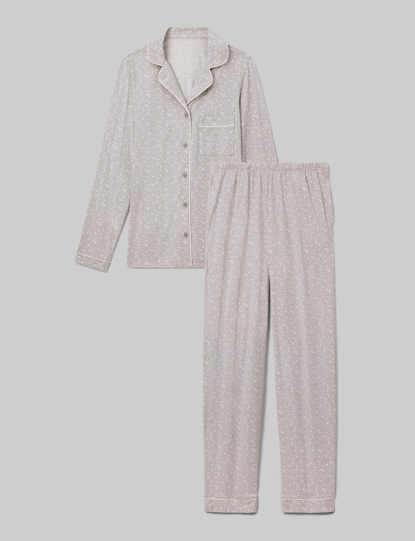Women's Downtime Long Sleeve Pajama Top & Pant Set | Tommy John
