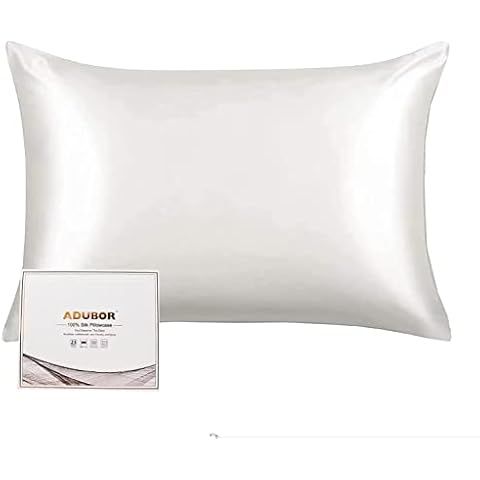 Jocoku 100% Mulberry Silk Pillowcases Set of 2 for Hair and Skin and Super Soft and Breathable Ki... | Amazon (US)