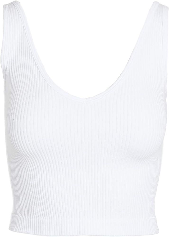 Free People Women's Solid Rib Brami Top | Amazon (US)