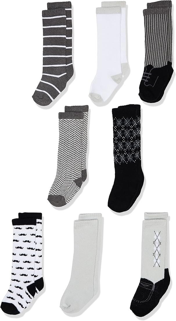 Hudson Baby Baby Girls' Cotton Rich Knee-high Socks | Amazon (US)