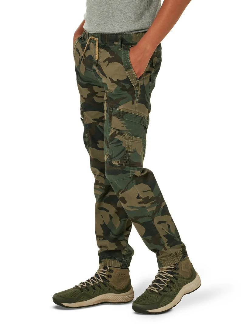 Wrangler Boys Gamer Cargo Twill Pant, Sizes 4-16 | Walmart (US)