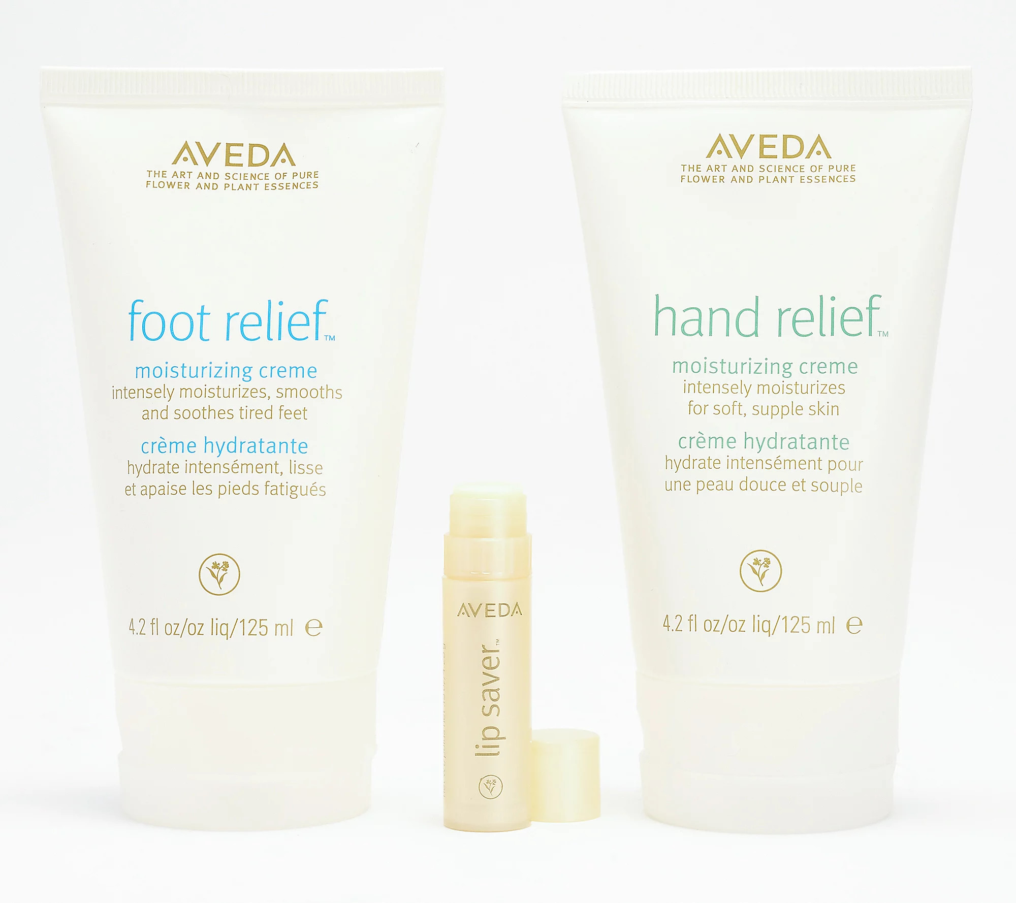 Aveda Winter Relief Hand & Foot Cream Setwith Lip Saver | QVC