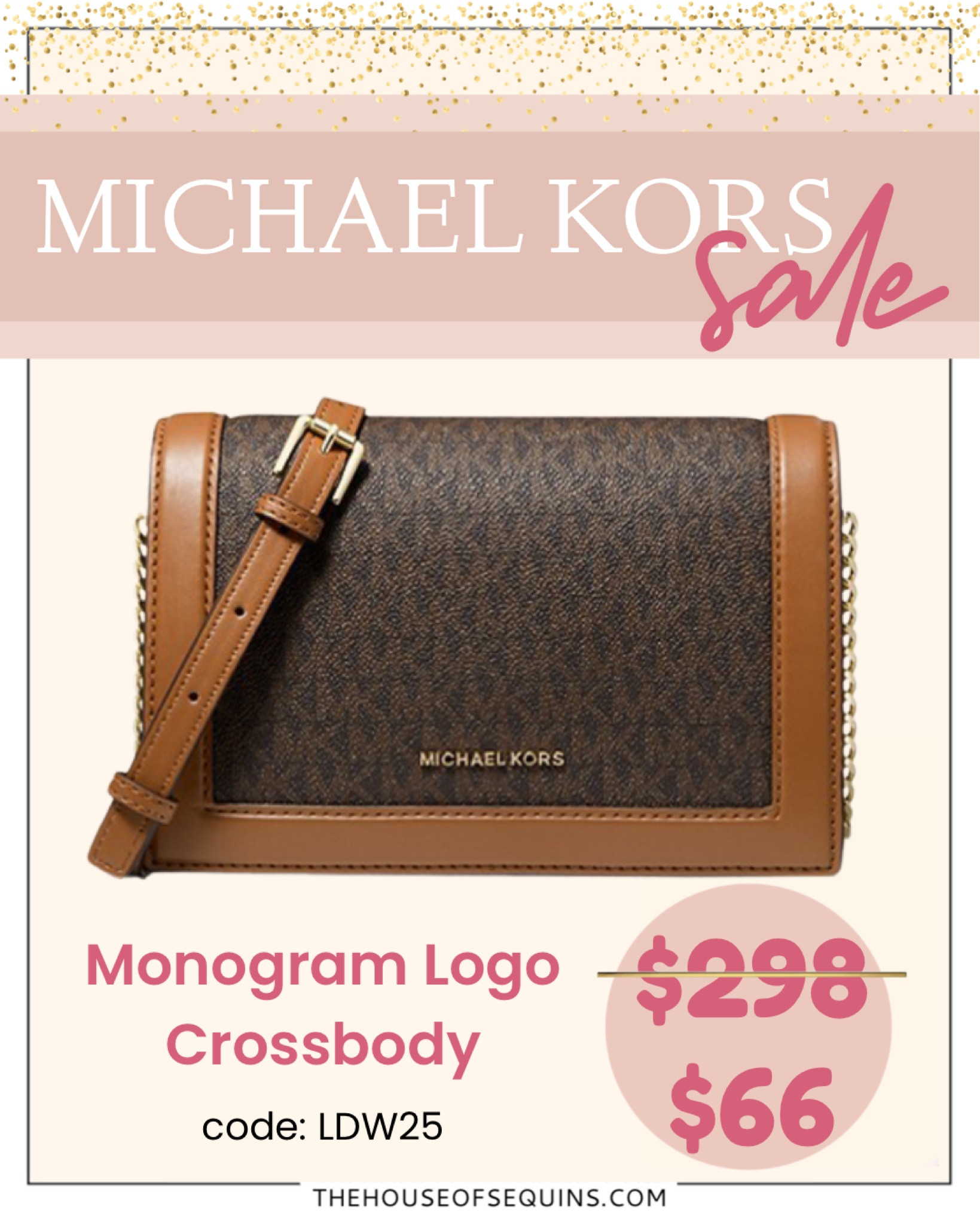 Michael+Kors+Suri+Small+Quilted+Crossbody+Bag+-+Black for sale