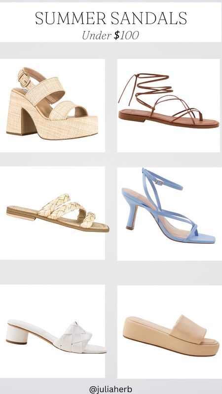 Trendy sandals this summer 👡

#LTKshoecrush #LTKunder100